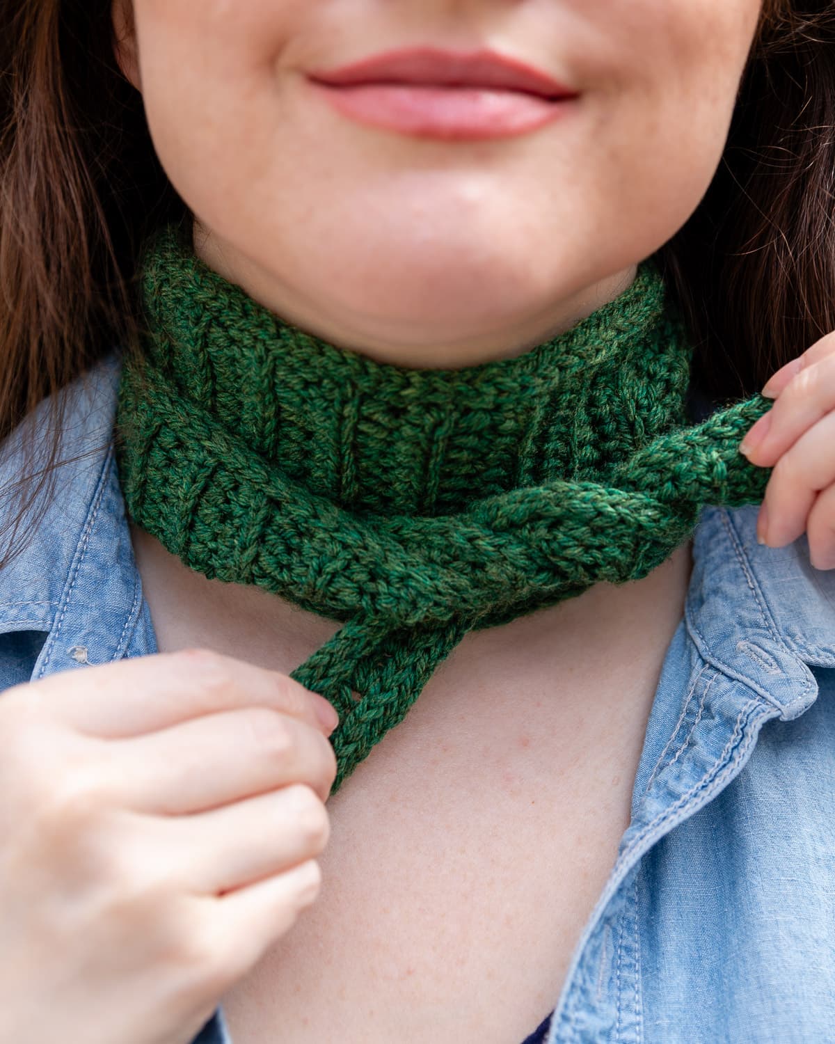 Evergreen Mini Scarf Pattern