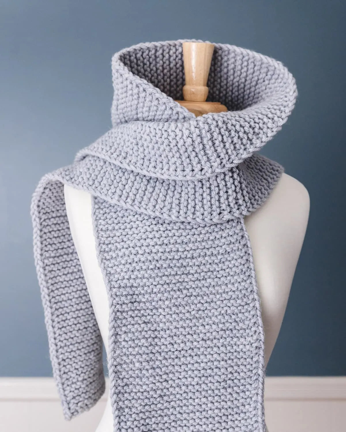Beginner Knit Scarf Pattern – Sarah Maker1