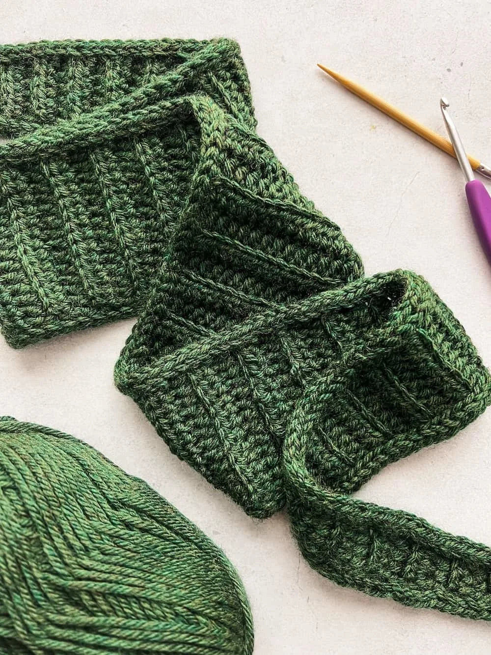 Evergreen Mini Scarf Pattern