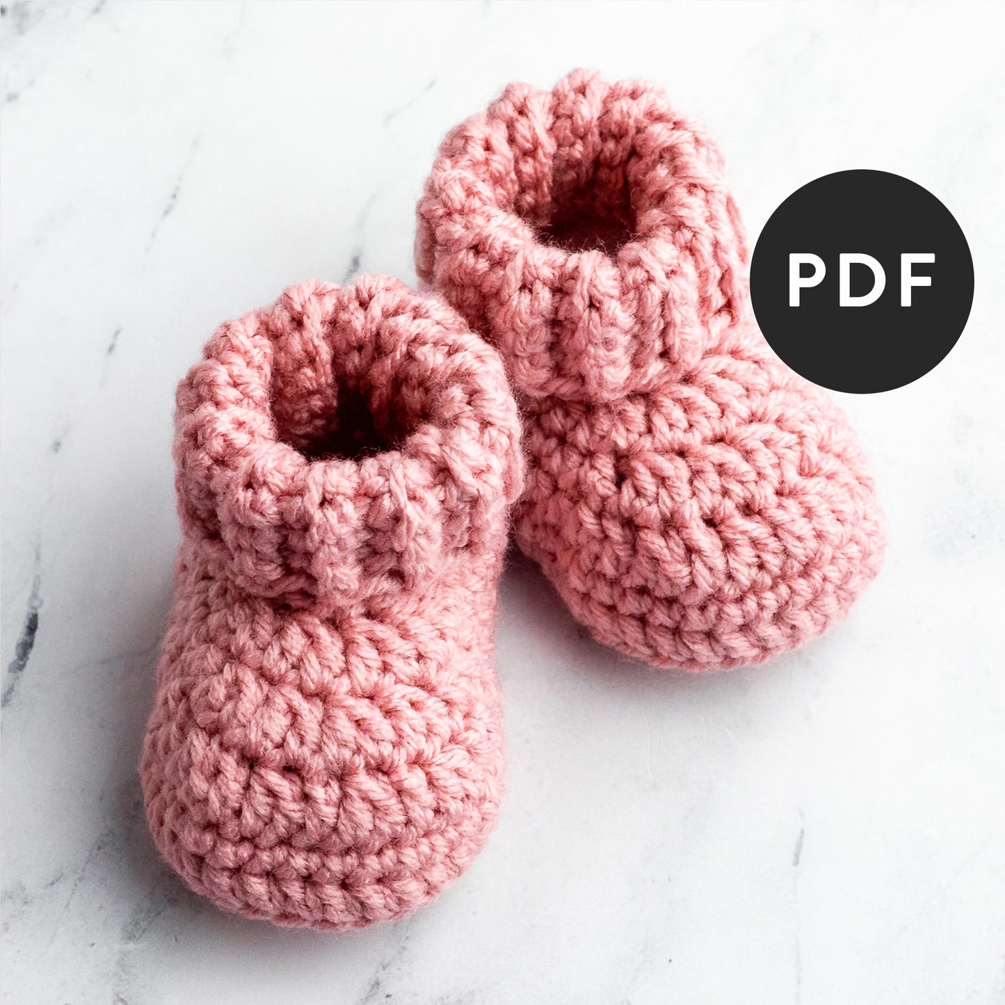 Crochet Baby Booties Pattern