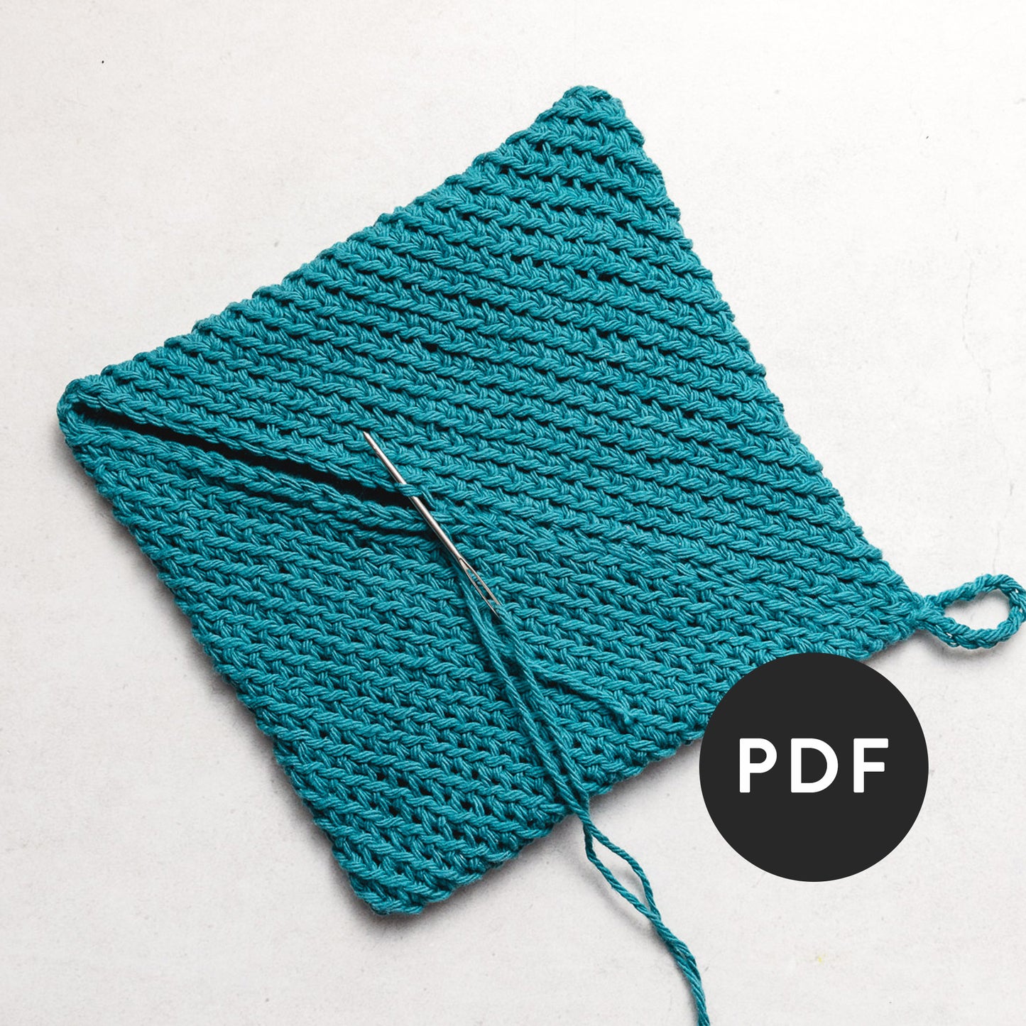 Double Thick Diagonal Potholder